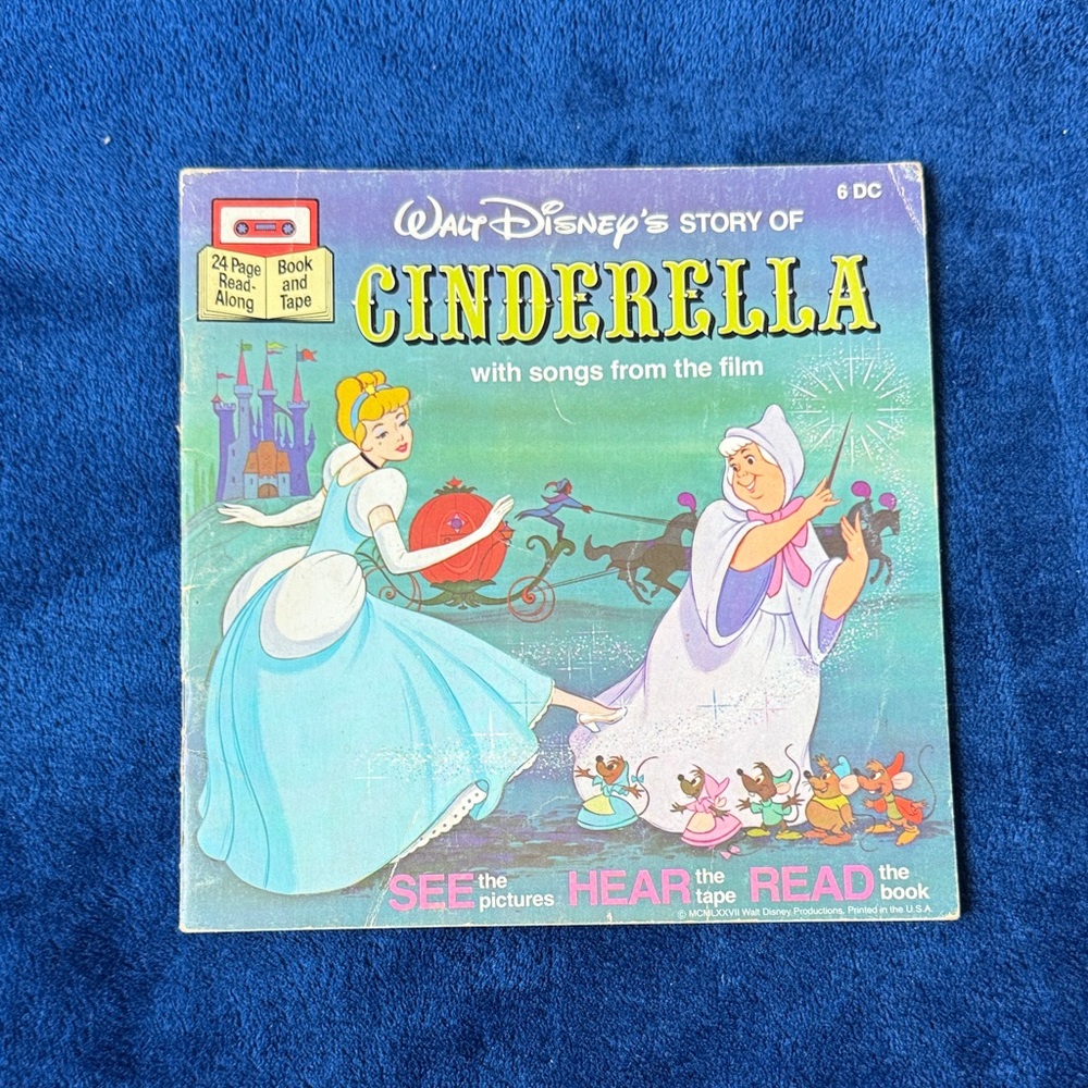 Vintage Walt Disney's Story of Cinderella Book